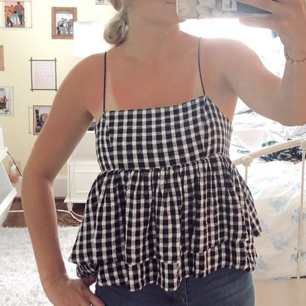 Urban Outfitters Checkered Top